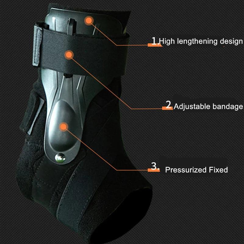 1Pc Ankle Support Strap Brace Bandage Foot Guard Protector Adjustable Ankle Sprain Orthosis Stabilizer Plantar Fasciitis Wrap
