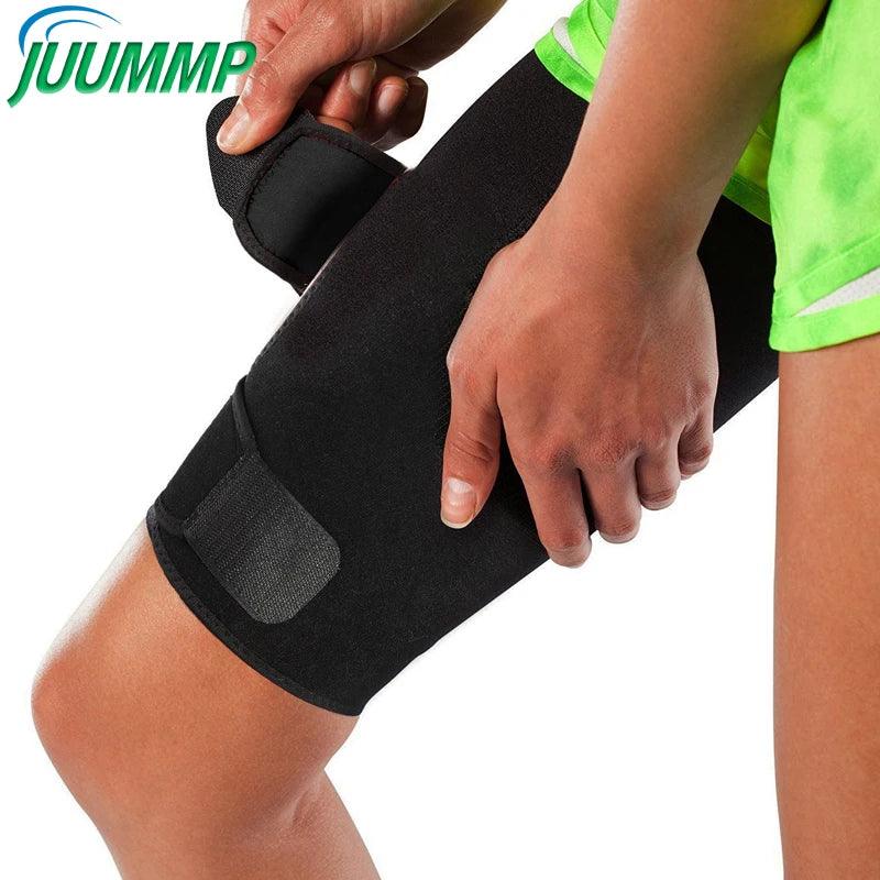 1Pcs Thigh Brace Hamstring Wrap Compression Sleeve Trimmer,For Pulled Hamstring Muscle,Tendinitis Injury,Sports Injury Recovery