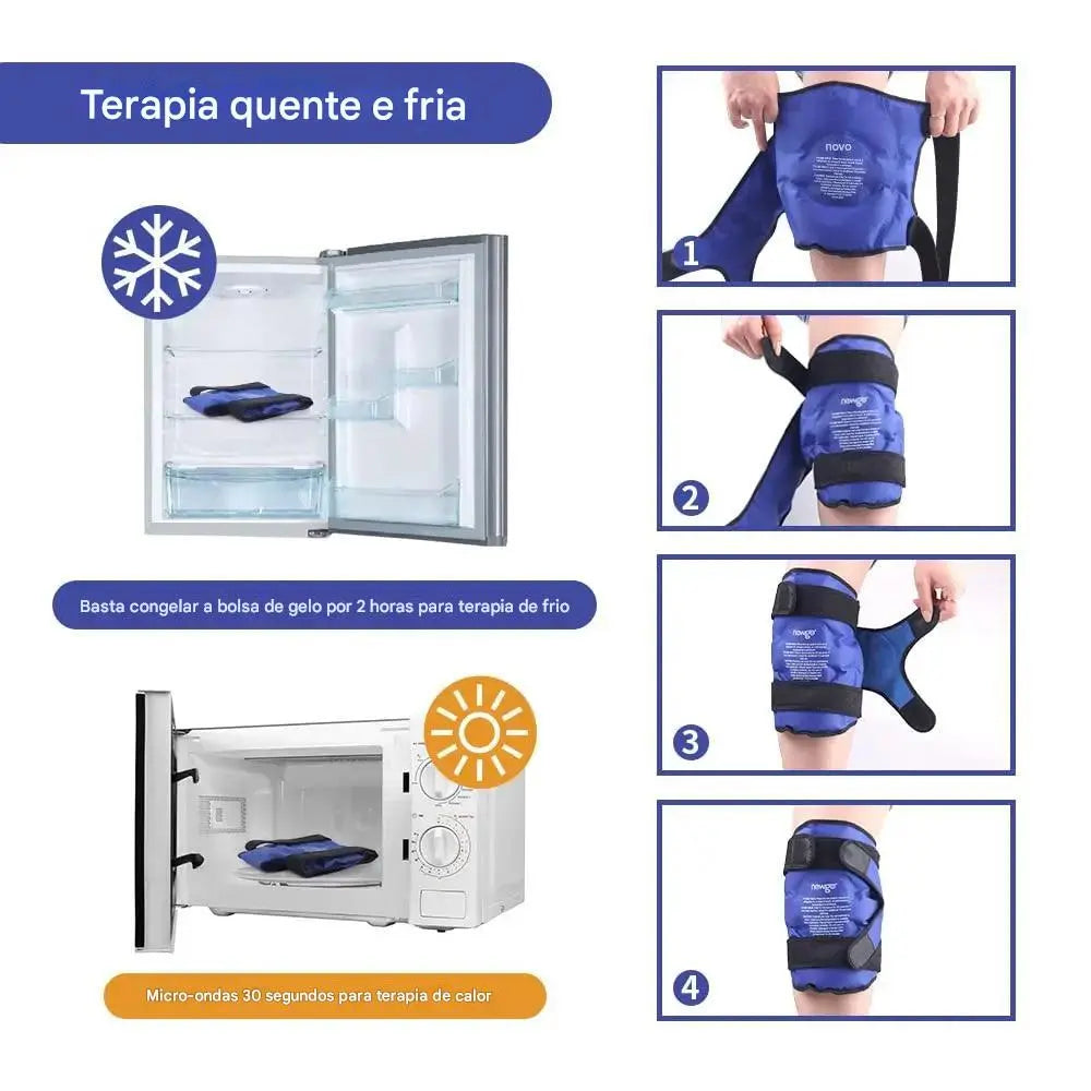 Compressa Térmica Reutilizável para Joelho NEWGO