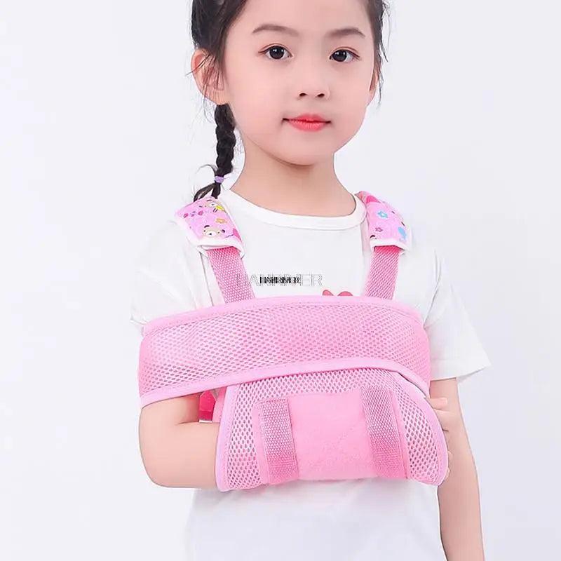 Children's forearm sling breathable arm and wrist fracture fixation belt shoulder joint dislocation fixation protector