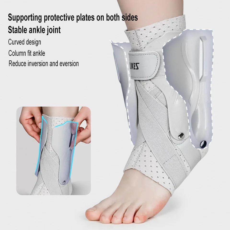 AOLIKES 1PCS Ankle Brace for Sprained Ankle, Ankle Support Brace with Side Stabilizers for Men & Women, Ankle Splint Stabilizer