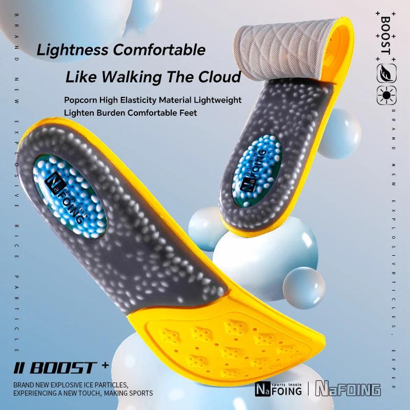 Sport Insoles Arch Support Breathable Technology Design Shock Absorption Shoes Pad Outdoor Running Rzoom Air Cushion Insole