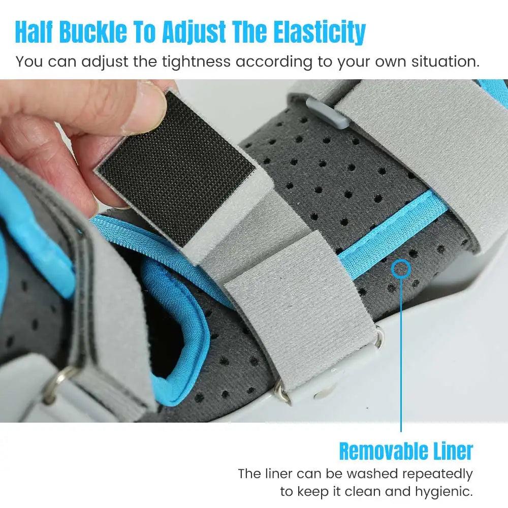 Ankle Stabilizer Injury Recovery Adjustable Ankle Fixation Brace Foot Drop Brace Postural Correct Shock Fixing Supporter