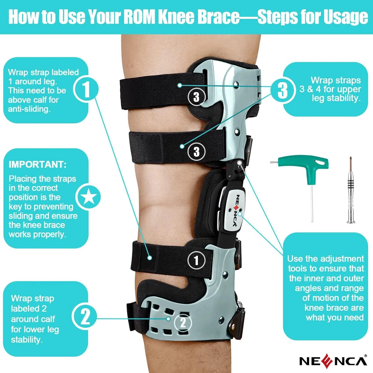 NEENCA OA Unloader Knee Brace Support for Arthritis Pain Osteoarthritis Cartilage Defect Repair Avascular Necrosis