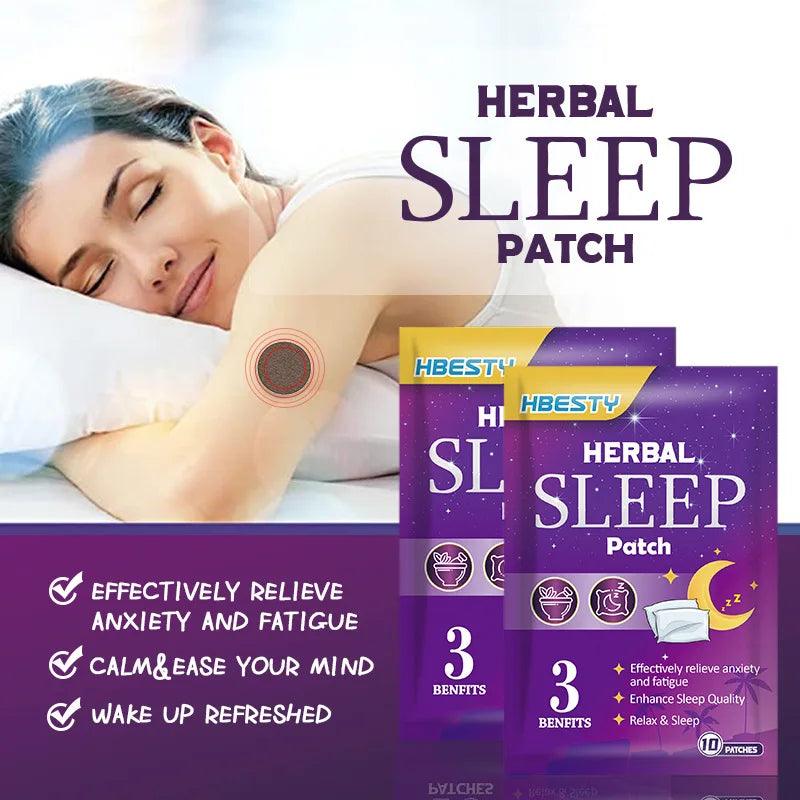 10pcs Adult Sleeping Patches Relieve Stress Promote Sleep Hypnotic Artifact Adult Soothing Decompression Massage Relax Stickers