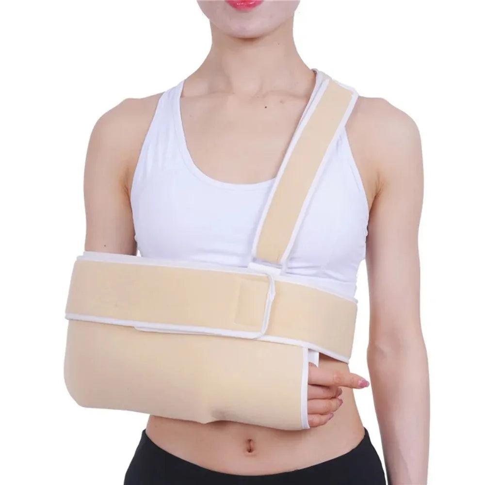 Medical Forearm Fixation Sling Adjustable Shoulder Arm Support Brace Elbow Joint Fracture Rehabilitation Stabilizer Pain Relief