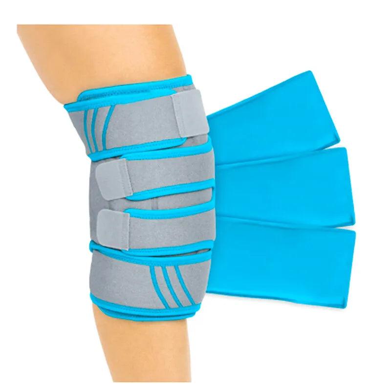 Knee Ice Pack Wrap Cold/Hot Gel Compression Brace for Arthritis Pain Tendonitis ACL Athletic Injury Meniscus and Patella Surgery