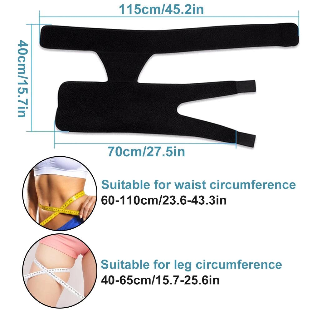 Hip Support Brace for Hip Pain, Compression Wrap for Groin, Thigh Hamstring, Pulled Muscle Injury,Arthritis Sciatica Pain Relief