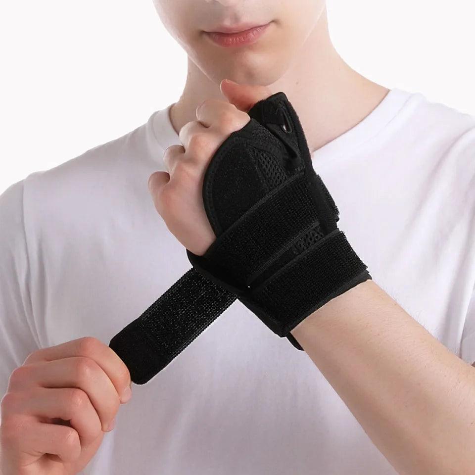 AOLIKES 1PCS Flexible Splint Wrist Thumb Support Brace for Tendonitis Arthritis Thumb Protector Guard Fits Right & Left hand