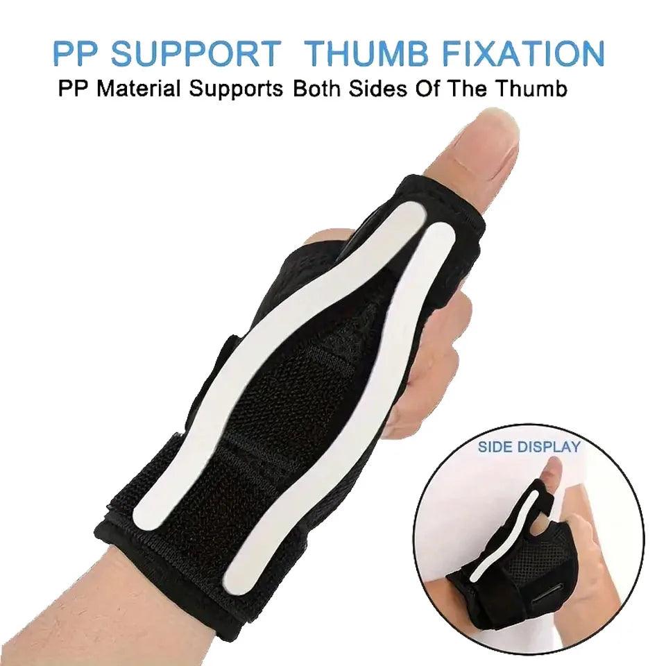 AOLIKES 1PCS Flexible Splint Wrist Thumb Support Brace for Tendonitis Arthritis Thumb Protector Guard Fits Right & Left hand