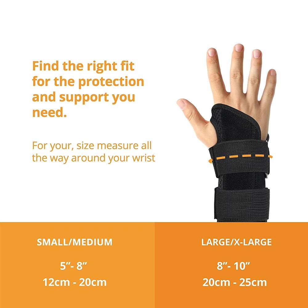 1Pcs Carpal Tunnel Wrist Brace for Women and Men - Wrist Splint for Hand and Wrist Support and Tendonitis Arthritis Pain Relief