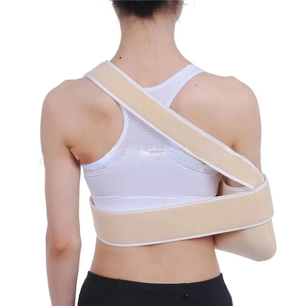 Medical Forearm Fixation Sling Adjustable Shoulder Arm Support Brace Elbow Joint Fracture Rehabilitation Stabilizer Pain Relief