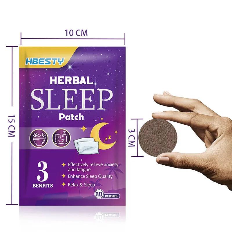 10pcs Adult Sleeping Patches Relieve Stress Promote Sleep Hypnotic Artifact Adult Soothing Decompression Massage Relax Stickers