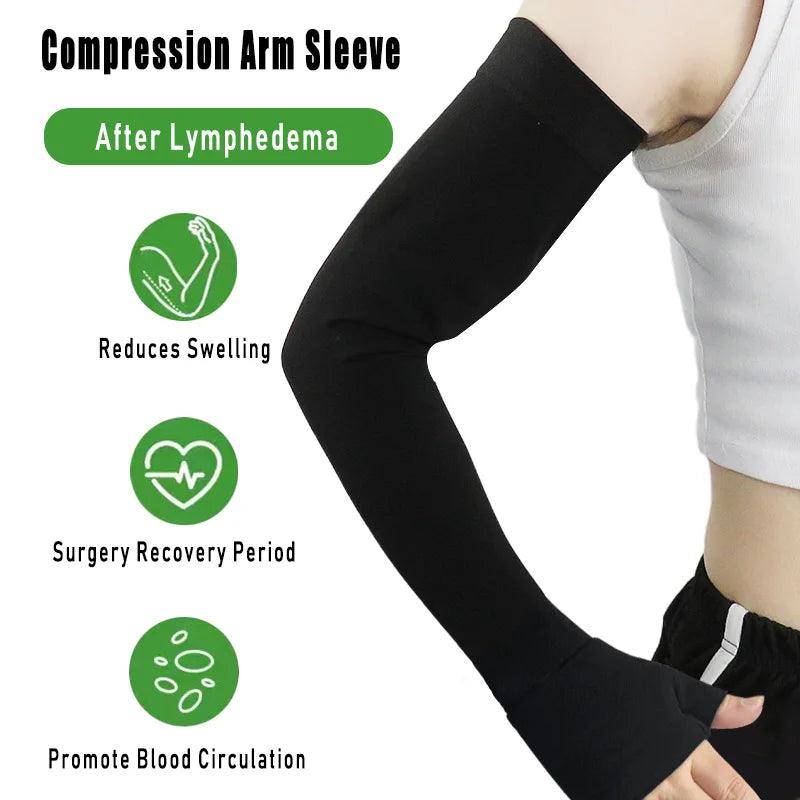 1Pcs Medical Compression Arm Sleeve Elastic Breathable Outdoor UV Protection Unisex Sports Volleyball Basketball Palm Arm Sleeve