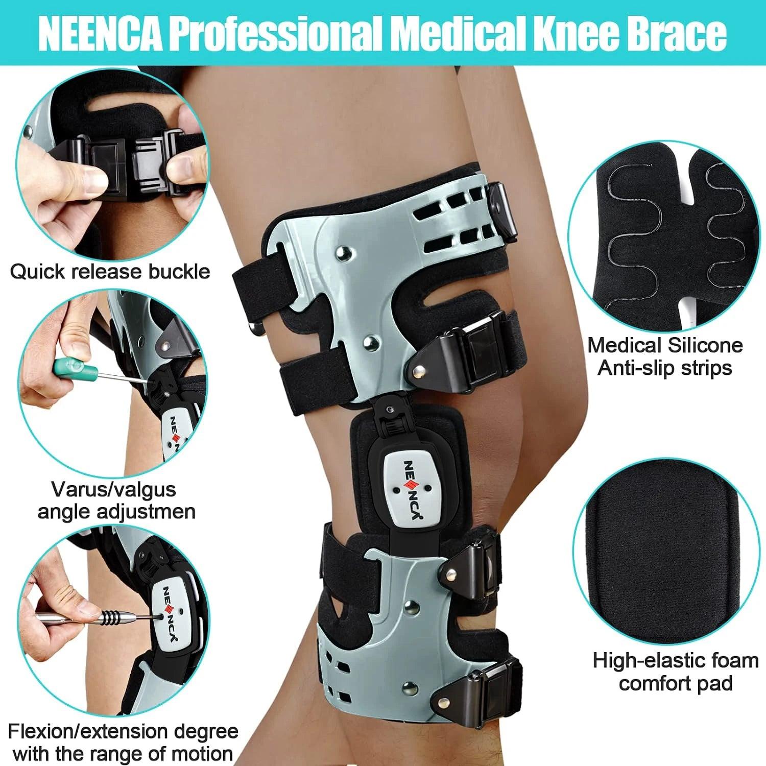 NEENCA OA Unloader Knee Brace Support for Arthritis Pain Osteoarthritis Cartilage Defect Repair Avascular Necrosis