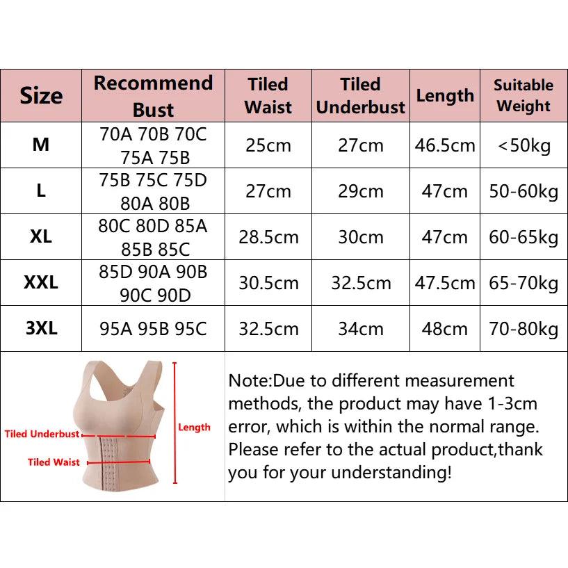 3-in-1 Waist Buttoned Bra Shapewear for Women Waist Shaper Women's Shapewear Snatch Bra - 3-in-1 Waist Trainer Bra Daily