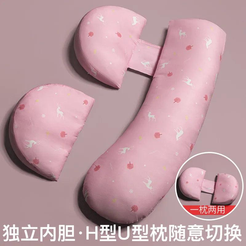 Pregnancy Pillow Soft U-shaped Lumbar Side Sleeper Cushion Pregnant Women Maternity Pillow Pads Tummy Pillows Pregnancy Supplies